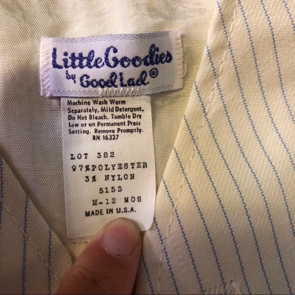 Little Goodies Good Lad Outfit Set Jacket Bloomers - Picture 4 of 7
